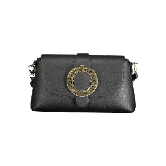 Black Polyethylene Women Handbag