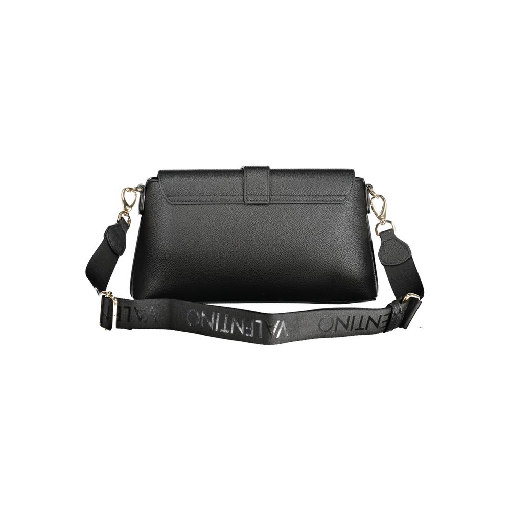 Black Polyethylene Women Handbag