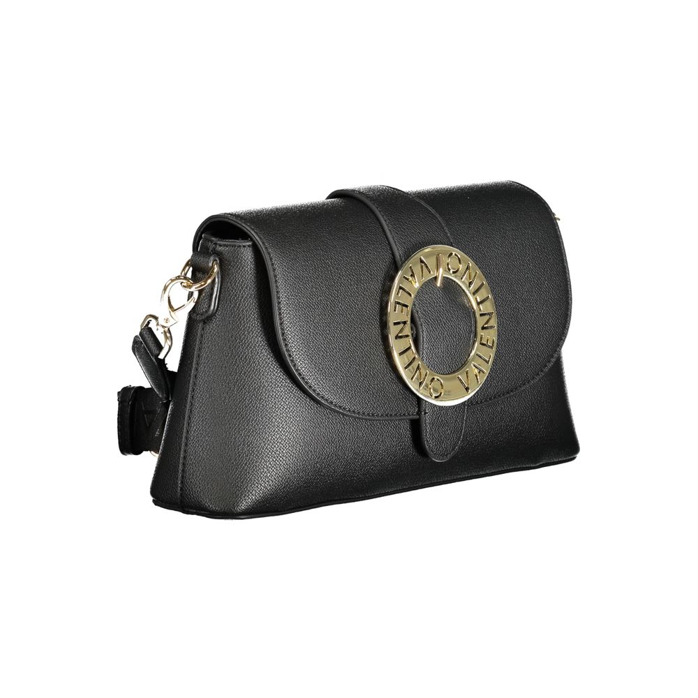 Black Polyethylene Women Handbag