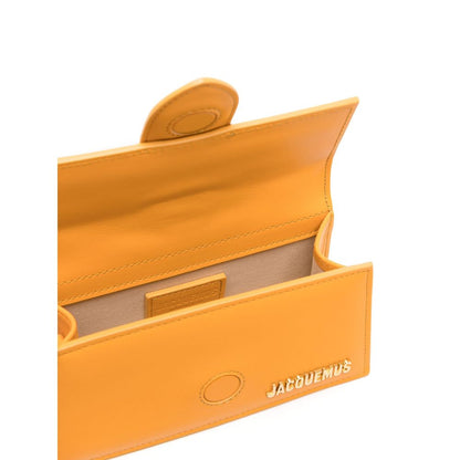 Yellow Leather Crossbody Bag