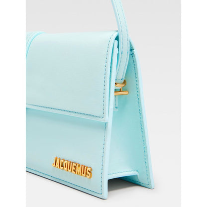 Light Blue Leather Handbag