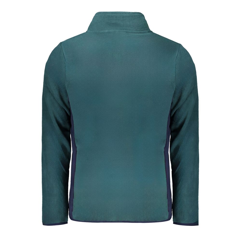 Green Polyester Men Sweater