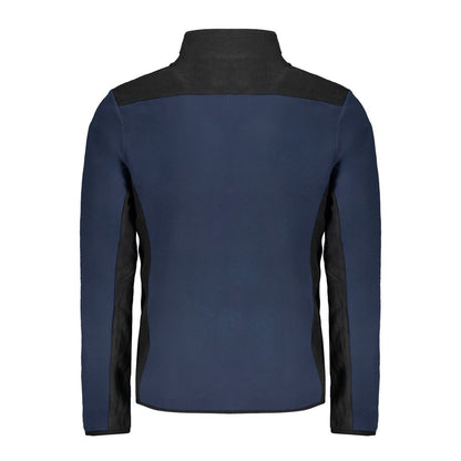 Blue Polyester Men Sweater