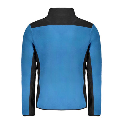 Blue Polyester Men Sweater