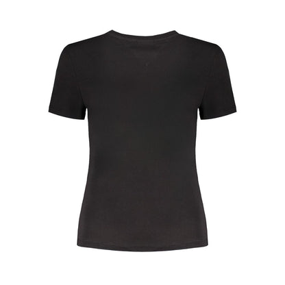 Black Cotton Tops & T-Shirt