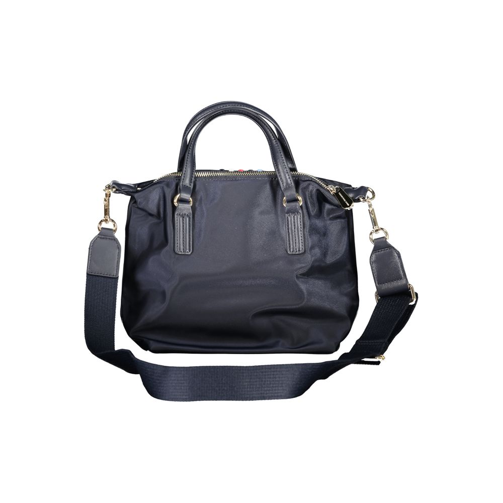 Blue Nylon Handbag