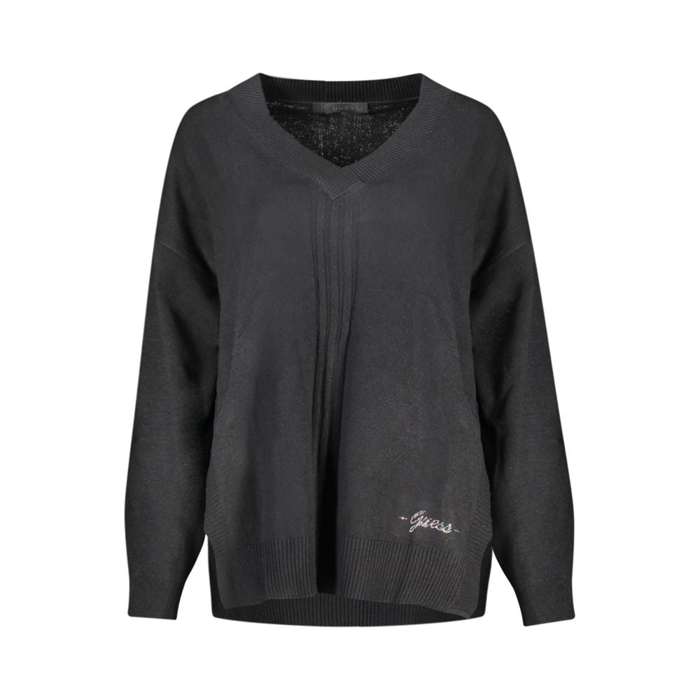 Black Acrylic Women Sweater