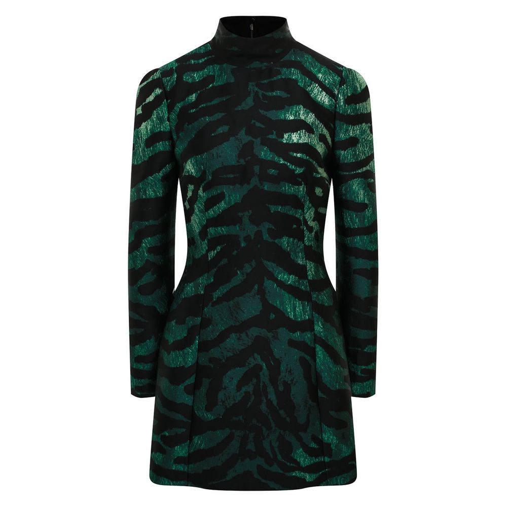 Green Polyester Dress