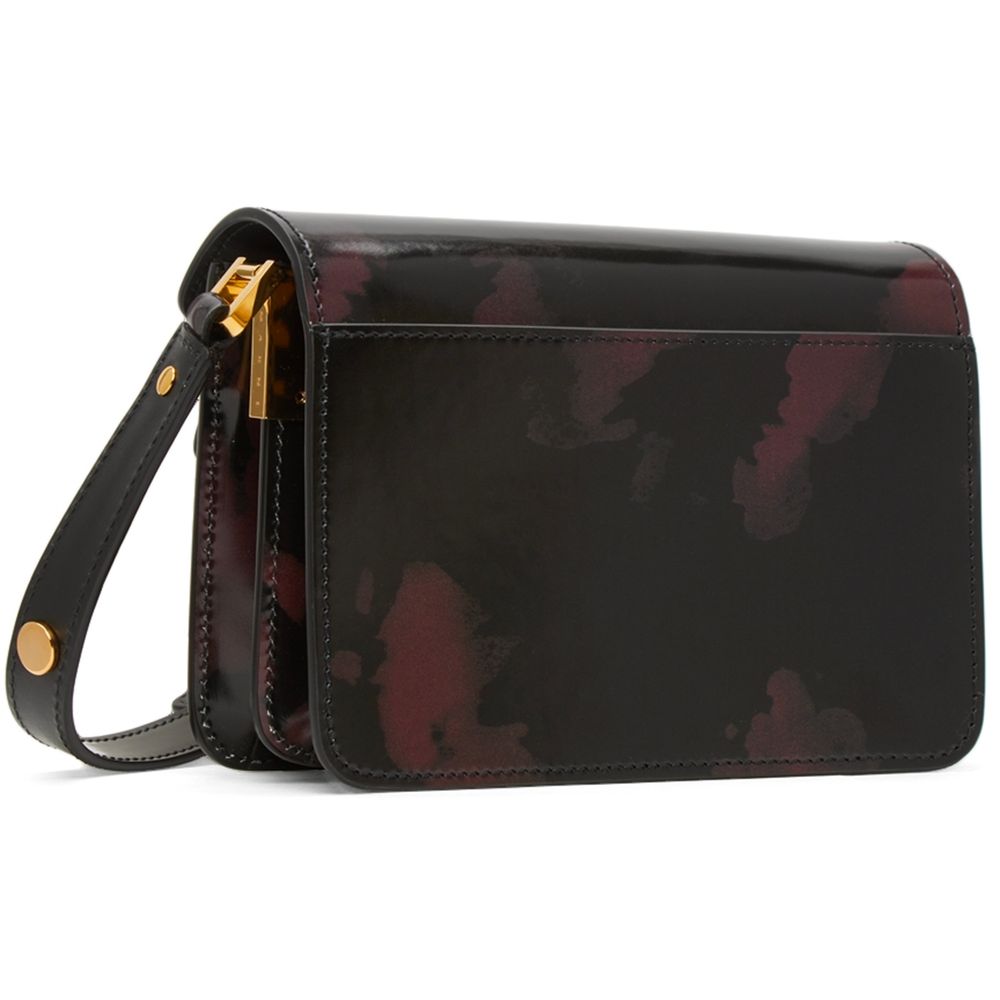 Black Leather Crossbody Bag