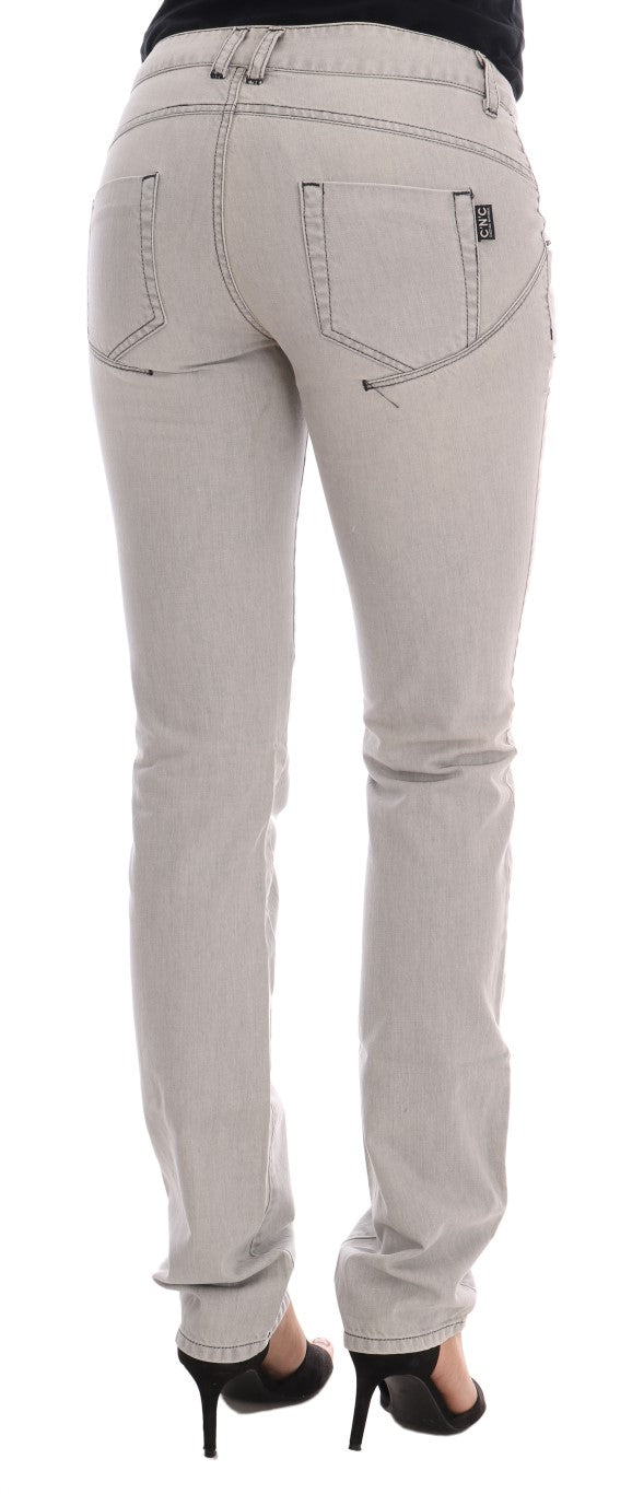 Sophisticated Gray Super Slim Jeans