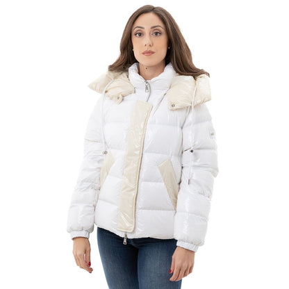 White Polyamide Jackets & Coat