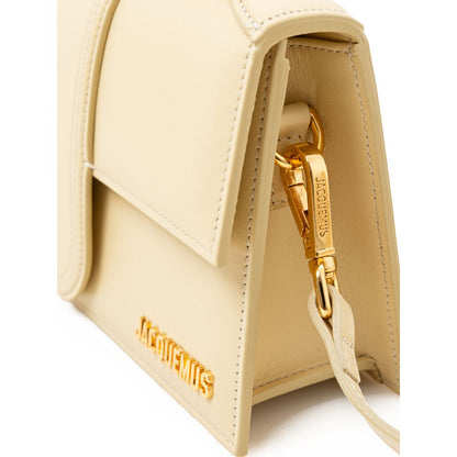 Yellow Leather Shoulder Bag