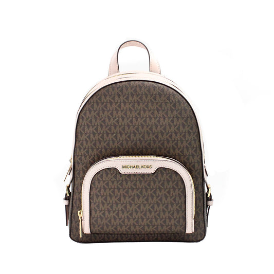 Jaycee Medium Brown Powder Blush PVC Backpack