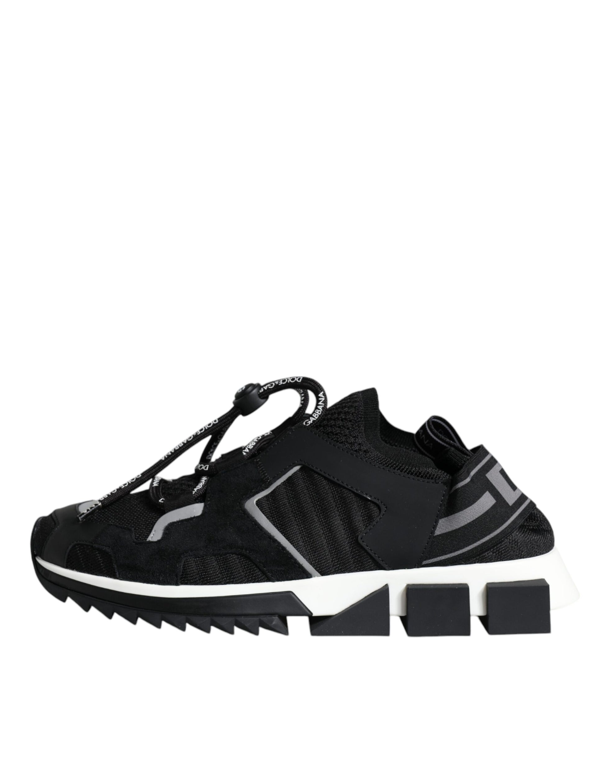 Black Mesh Sorrento Trekking Sneakers Shoes