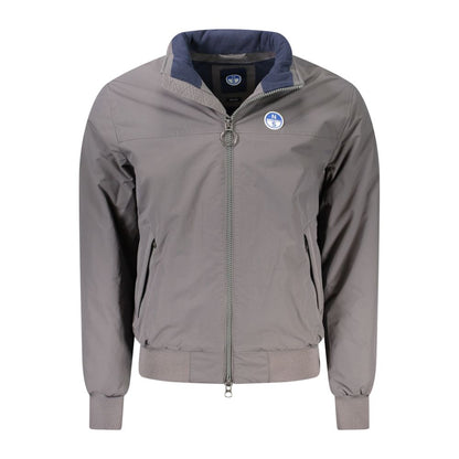 Gray Polyamide Jacket