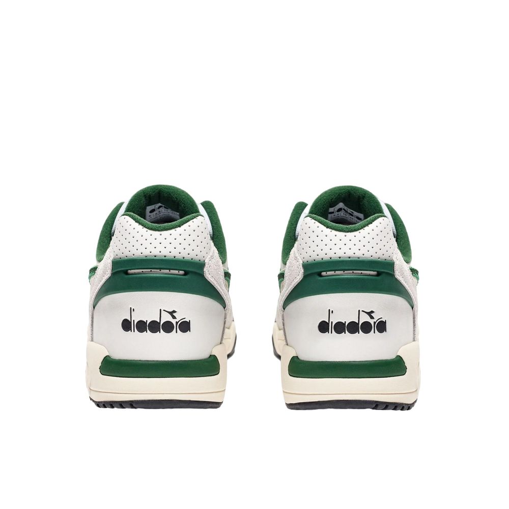 Green Synthetic Leather Sneaker