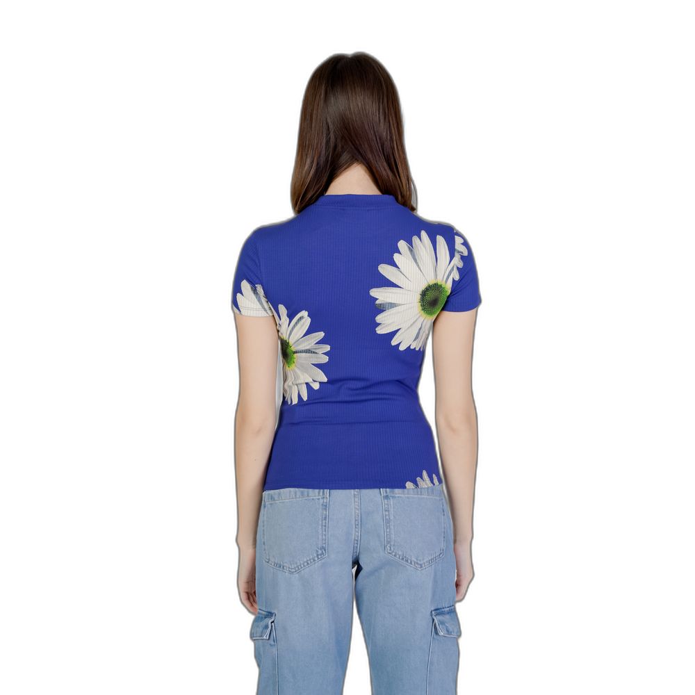 Blue Viscose Tops & T-Shirt