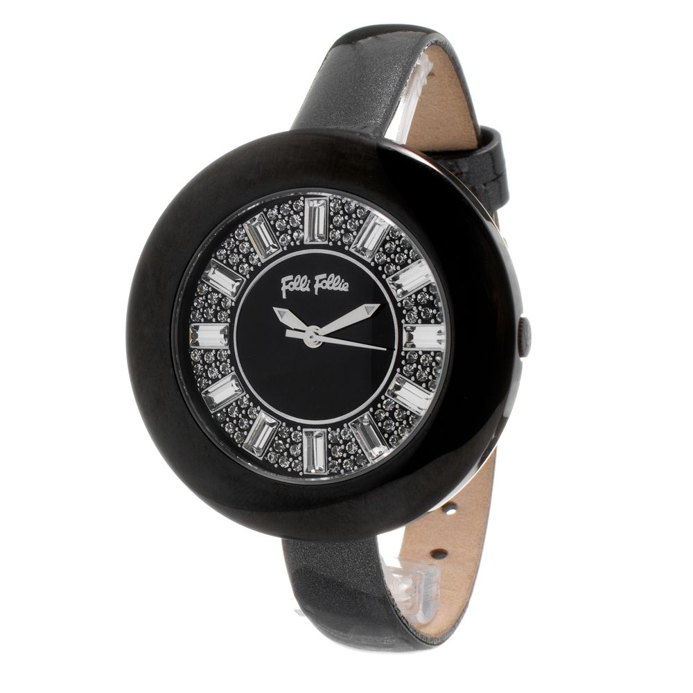 Black Leather Watch