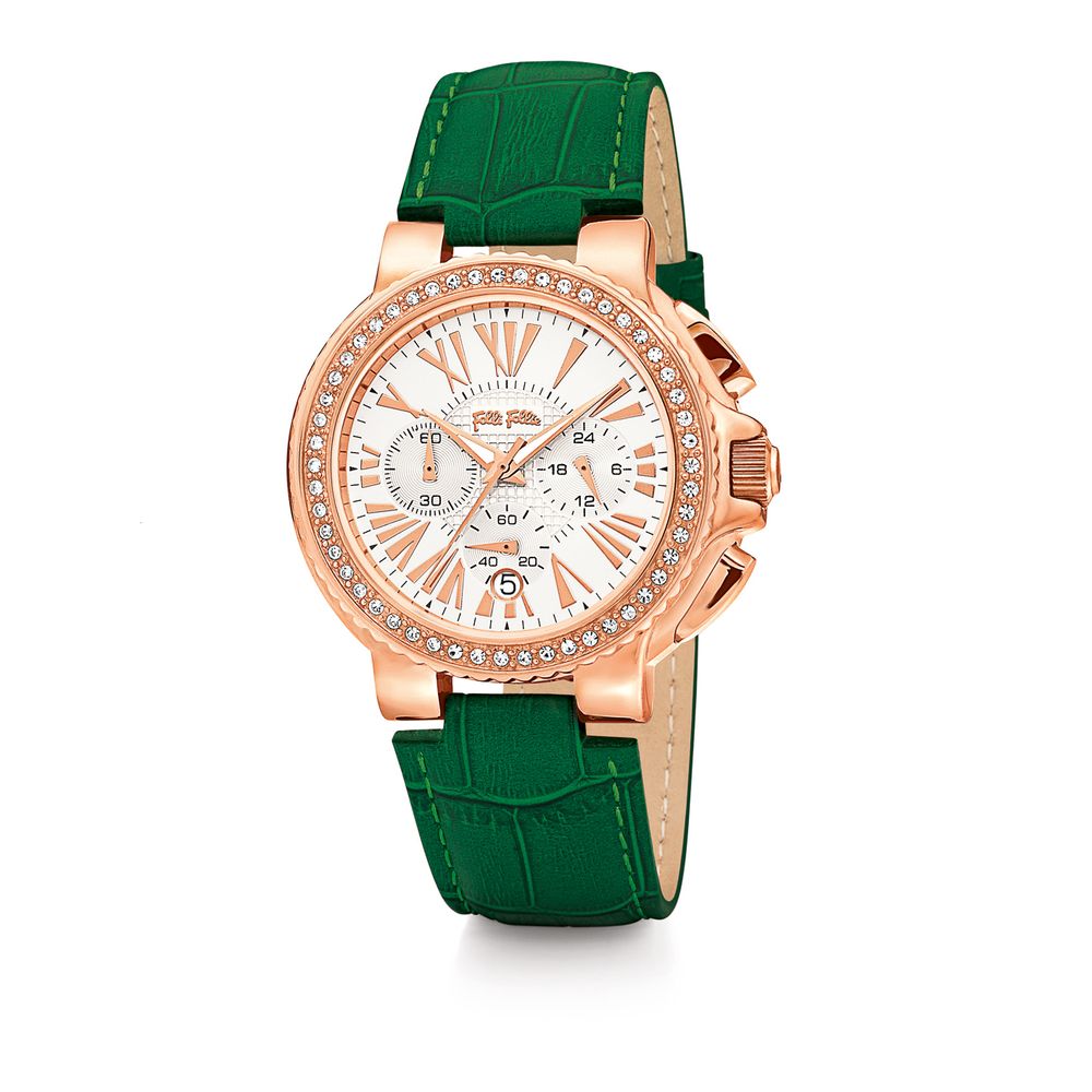 Green Leather Watch