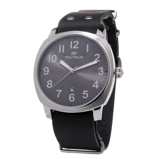 Black Leather Watch