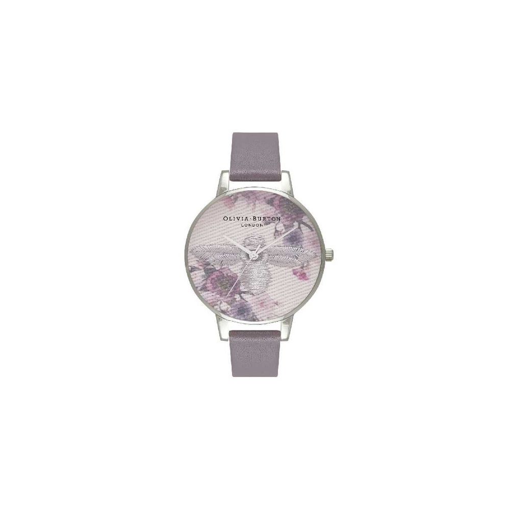 Gray Synthetic Leather Watch