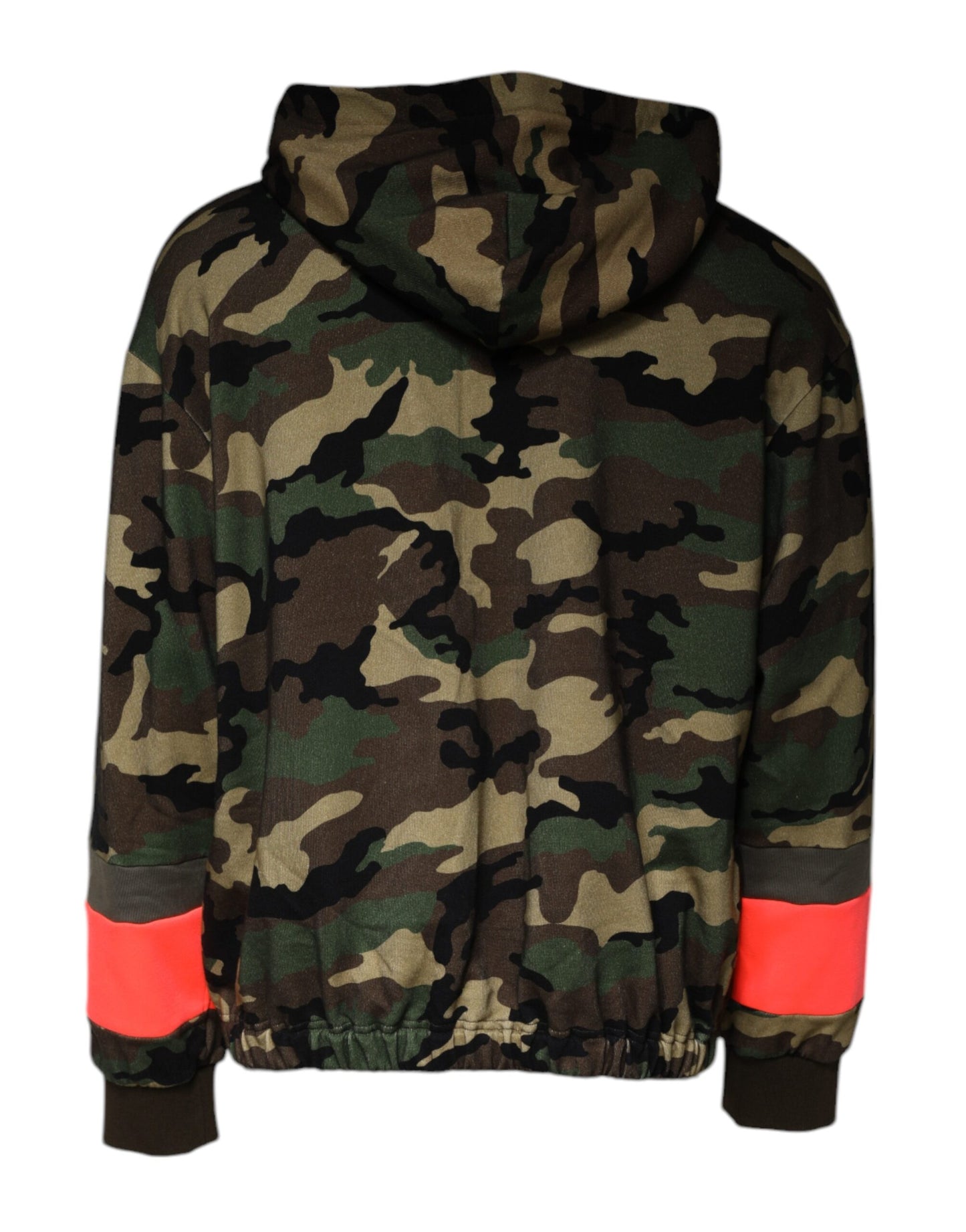 Multicolor Camouflage Hooded Men Sweatshirt Sweater