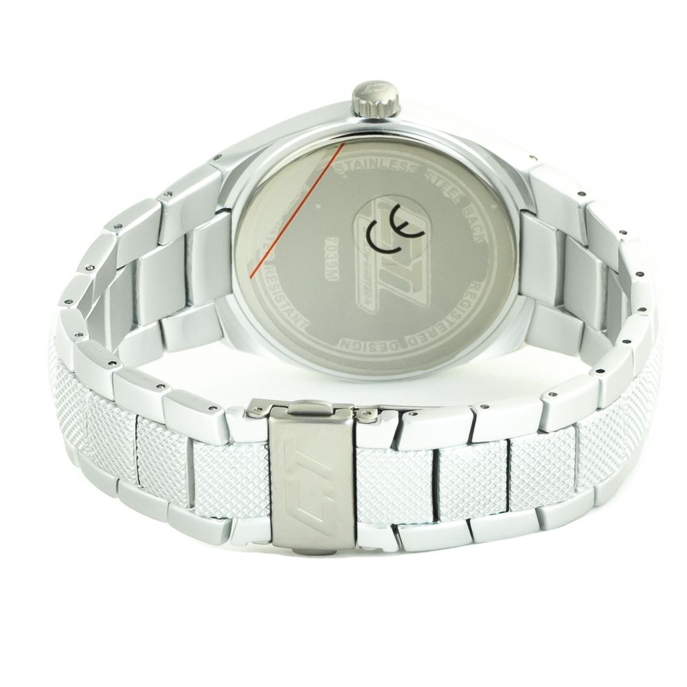 Silver Polycarbonate Watch