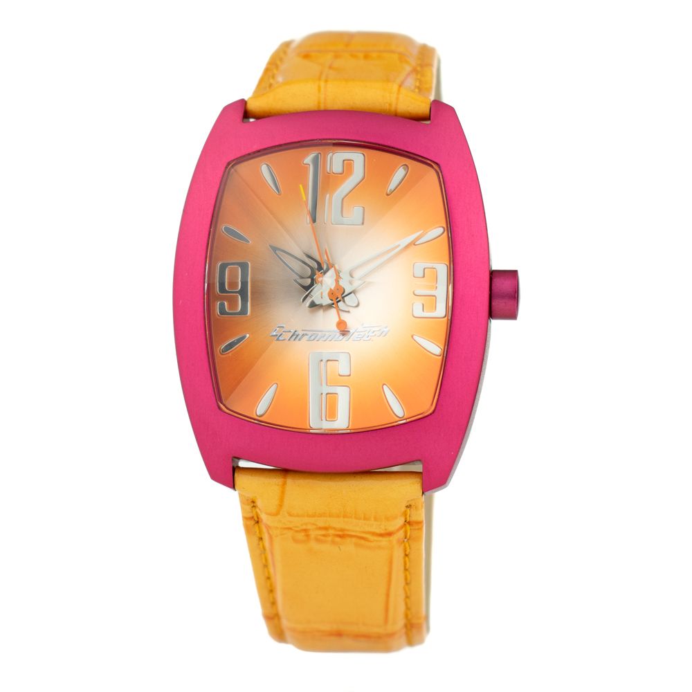 Orange Leather Watch