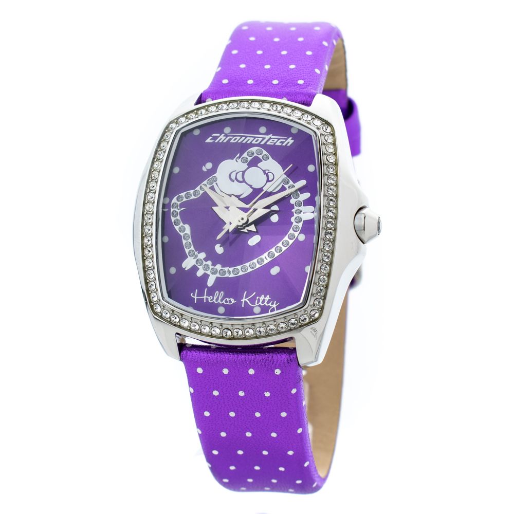 Purple Leather Watch