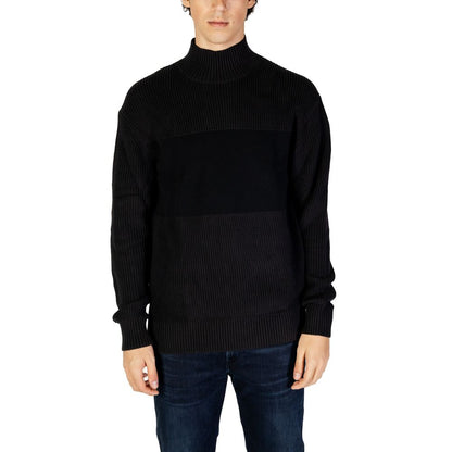 Black Cotton Sweater