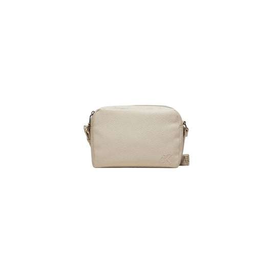 Cream Recycled Polyester Leather Accessory