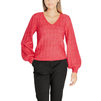 Pink Polyester Sweater