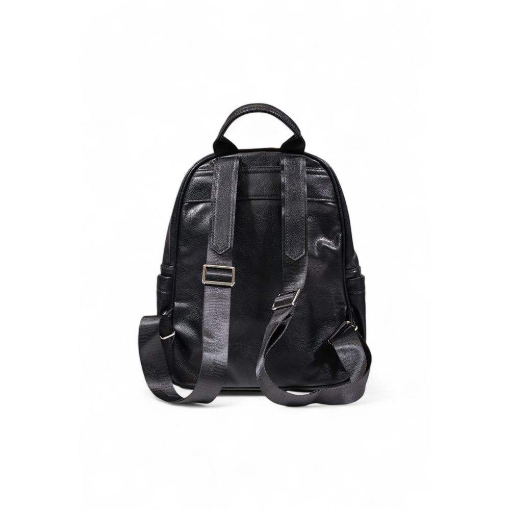 Black Polyester Backpack