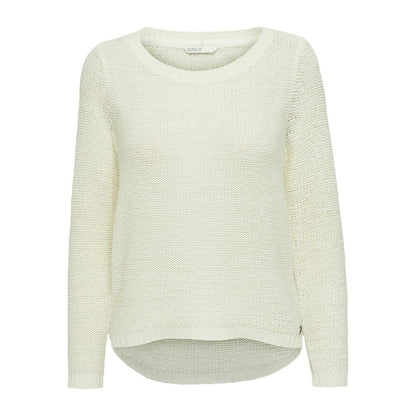 White Polyester Sweater