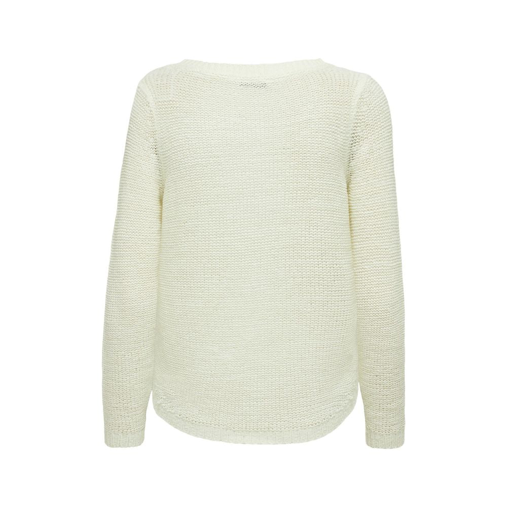 White Polyester Sweater