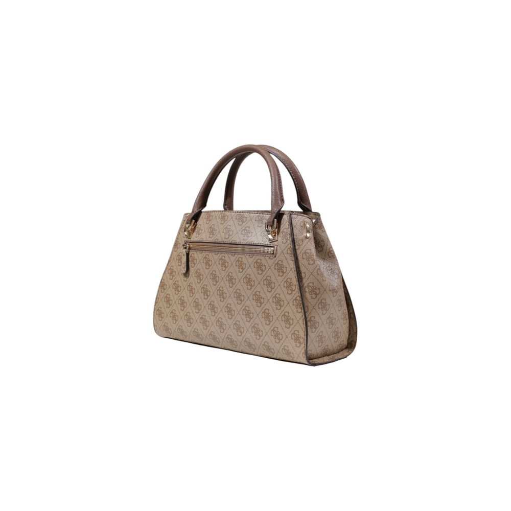 Beige Polyethylene Handbag