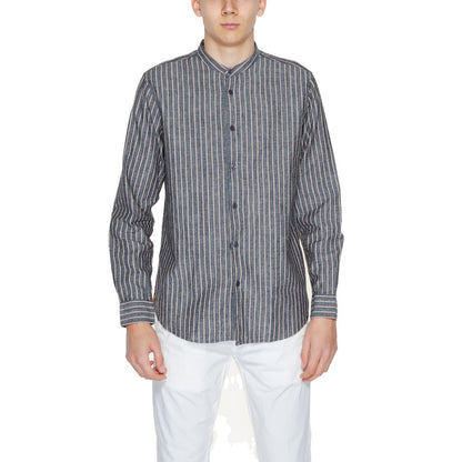 Gray Linen Shirt