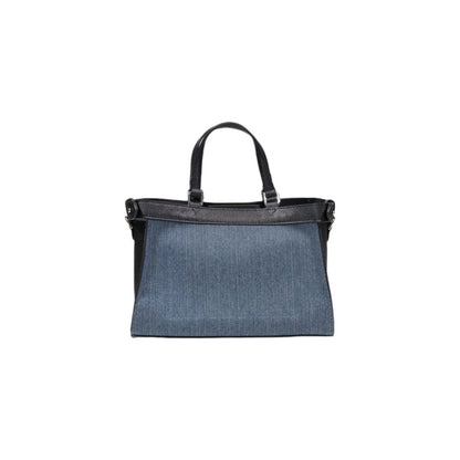 Blue Cotton Handbag