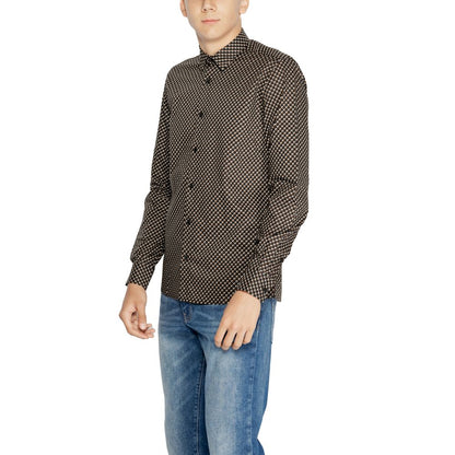 Brown Cotton Shirt