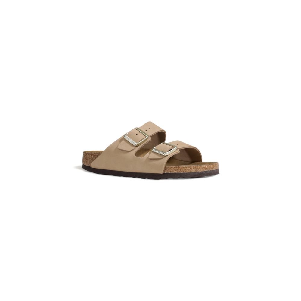 Beige Nubuck Leather Sandal