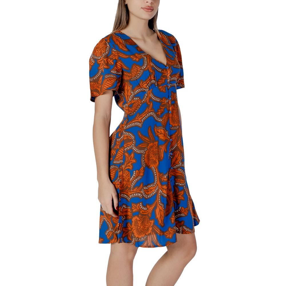 Blue Viscose Dress