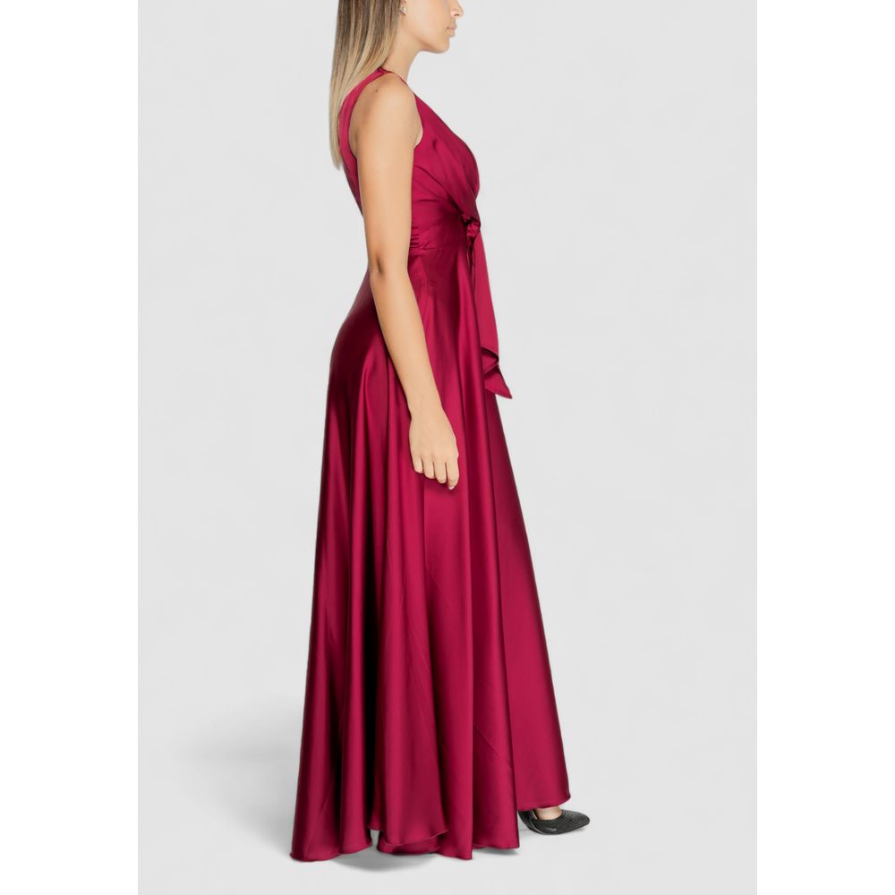 Bordeaux Polyester Dress