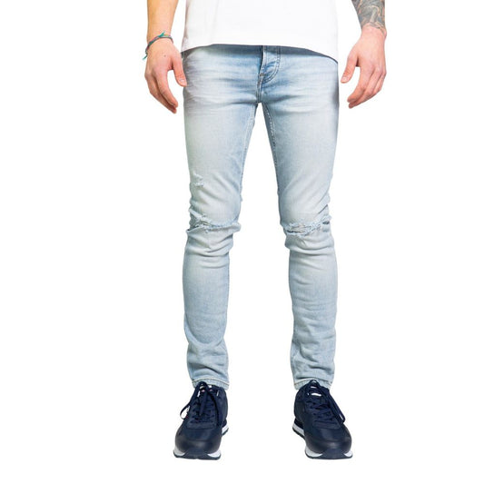 Blue Cotton Jeans & Pant