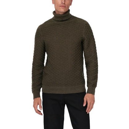 Brown Cotton Sweater