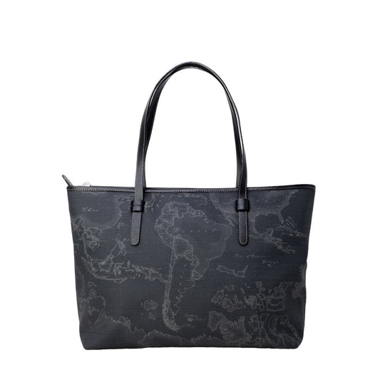 Black Polyester Handbag