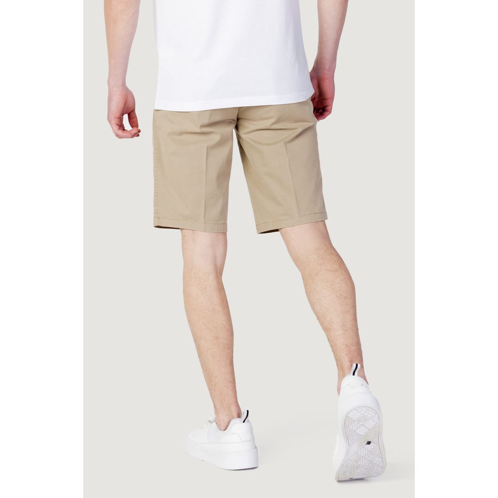 Beige Cotton Short