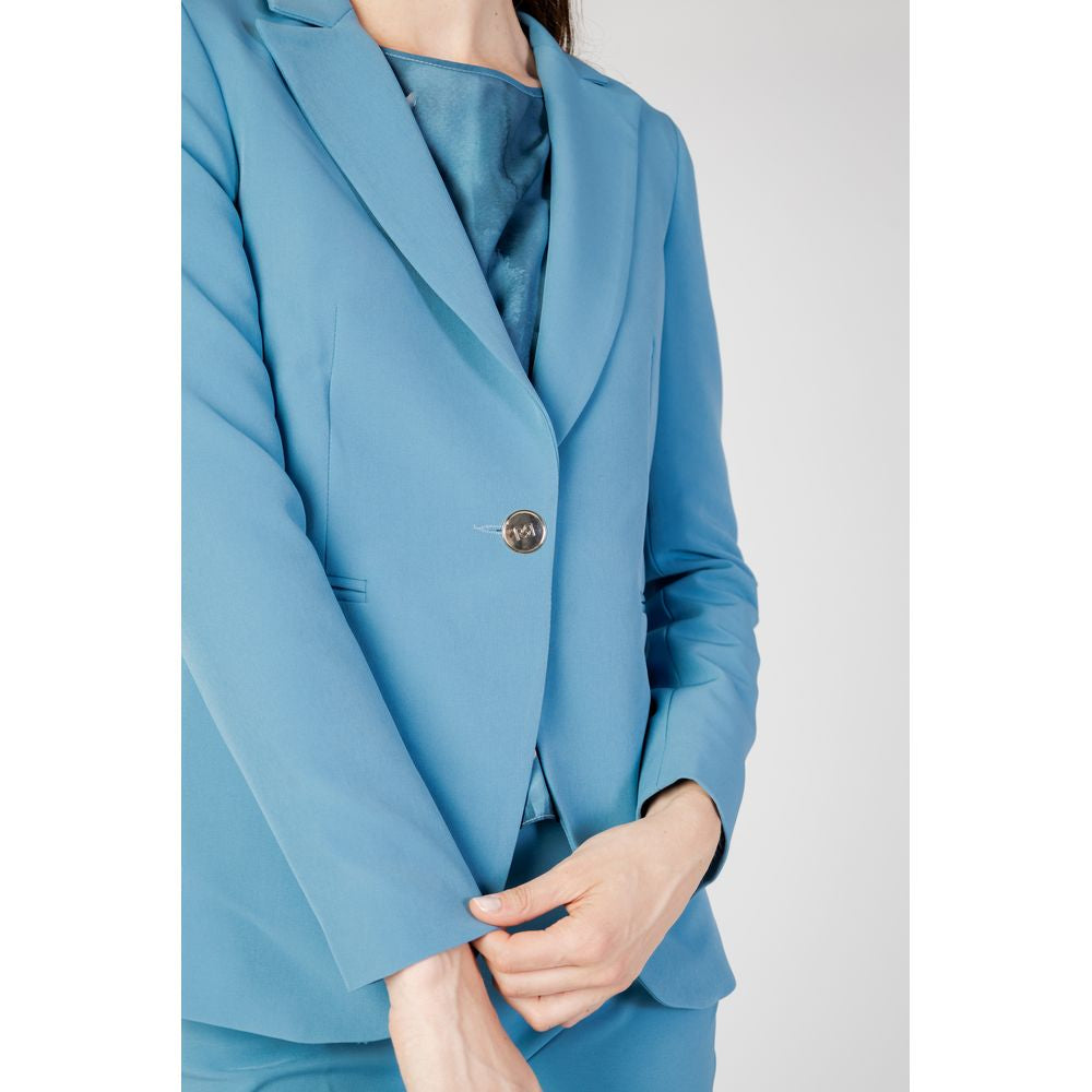 Turquoise Polyester Suits & Blazer