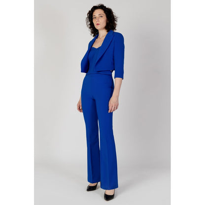 Blue Polyester Suits & Blazer