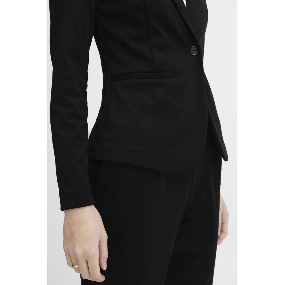 Black Polyester Suits & Blazer