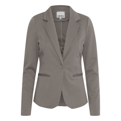 Gray Polyester Suits & Blazer